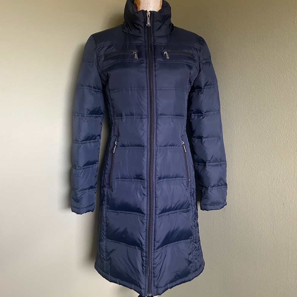 Michael Kors Women’s Dark Blue Puffer Coat Sz XS
